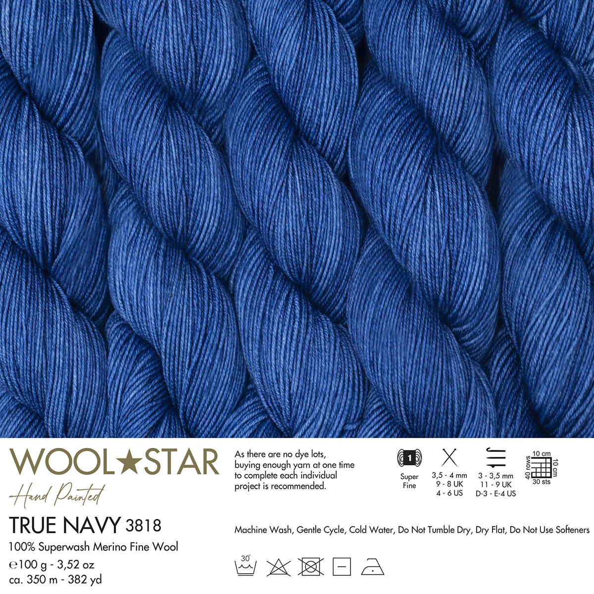 Gazzal Wool Star Handgefärbte Merinowolle Gazzal