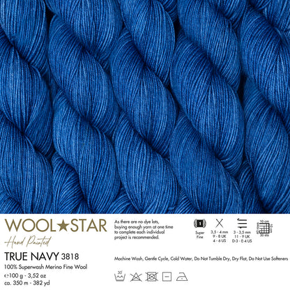 Gazzal Wool Star Handgefärbte Merinowolle Gazzal