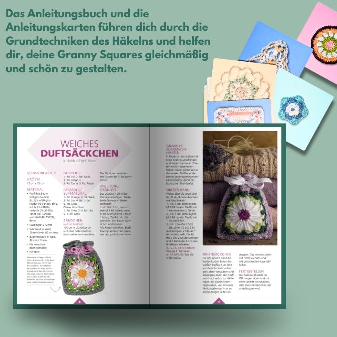 Die wunderbare Kreativbox Granny Squares Topp