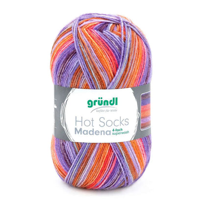 Gründl Sockenwolle, Hot Socks Madena, 4-fach Gründl