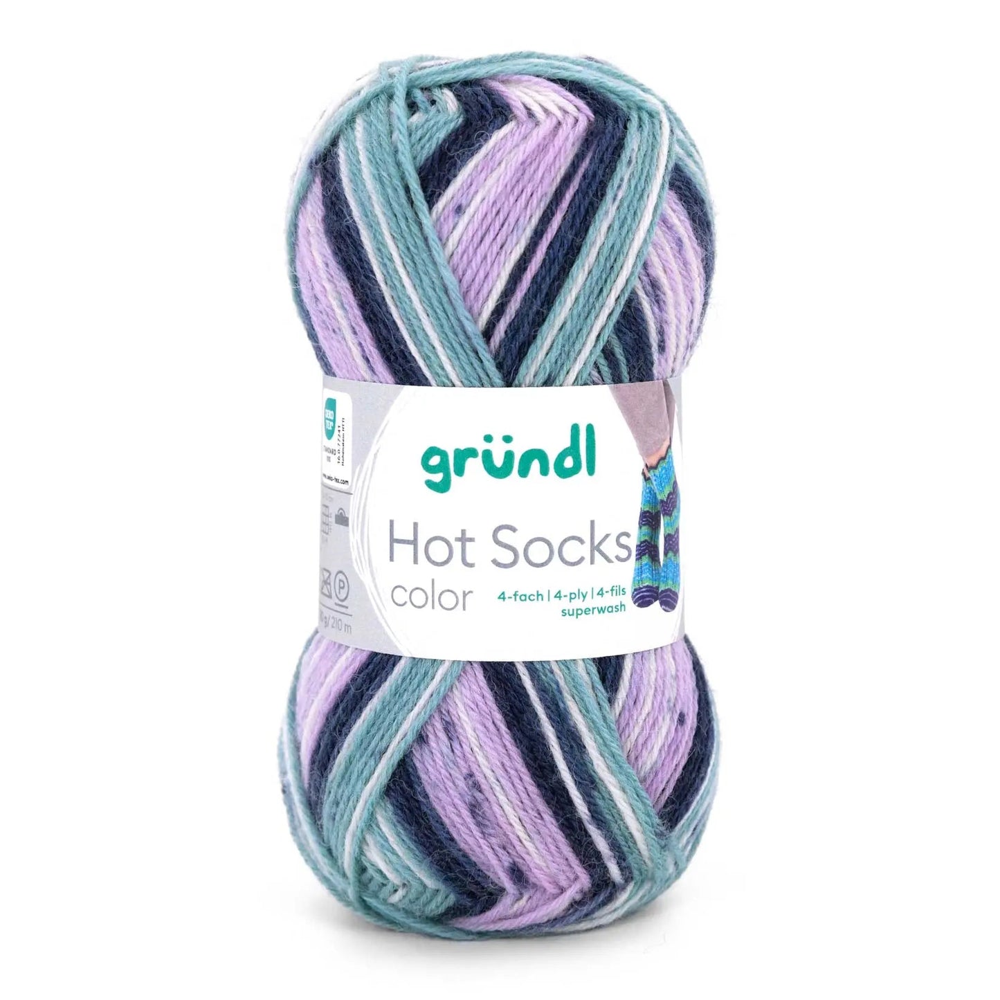 Gründl Sockenwolle, Hot Socks color Gründl