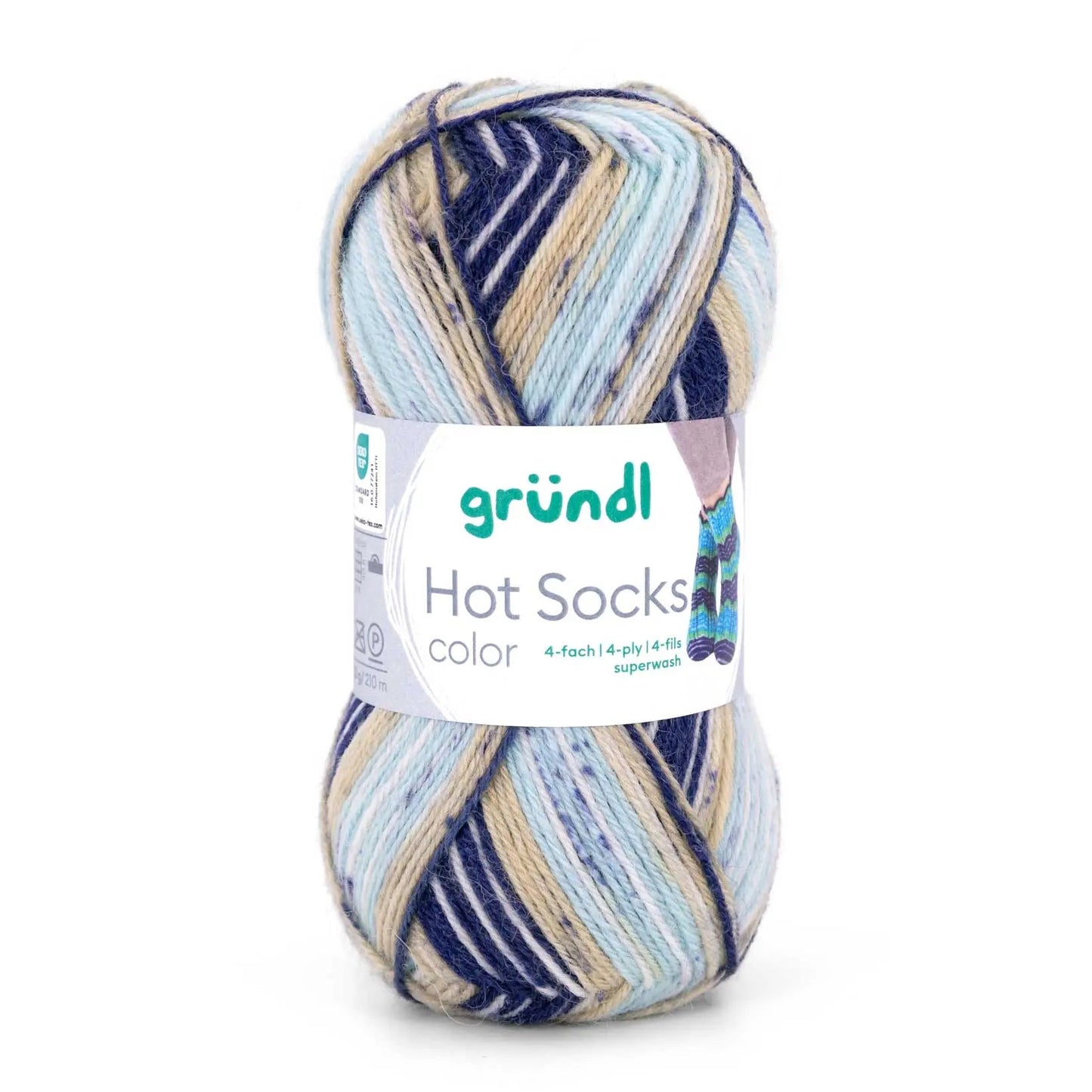 Gründl Sockenwolle, Hot Socks color Gründl