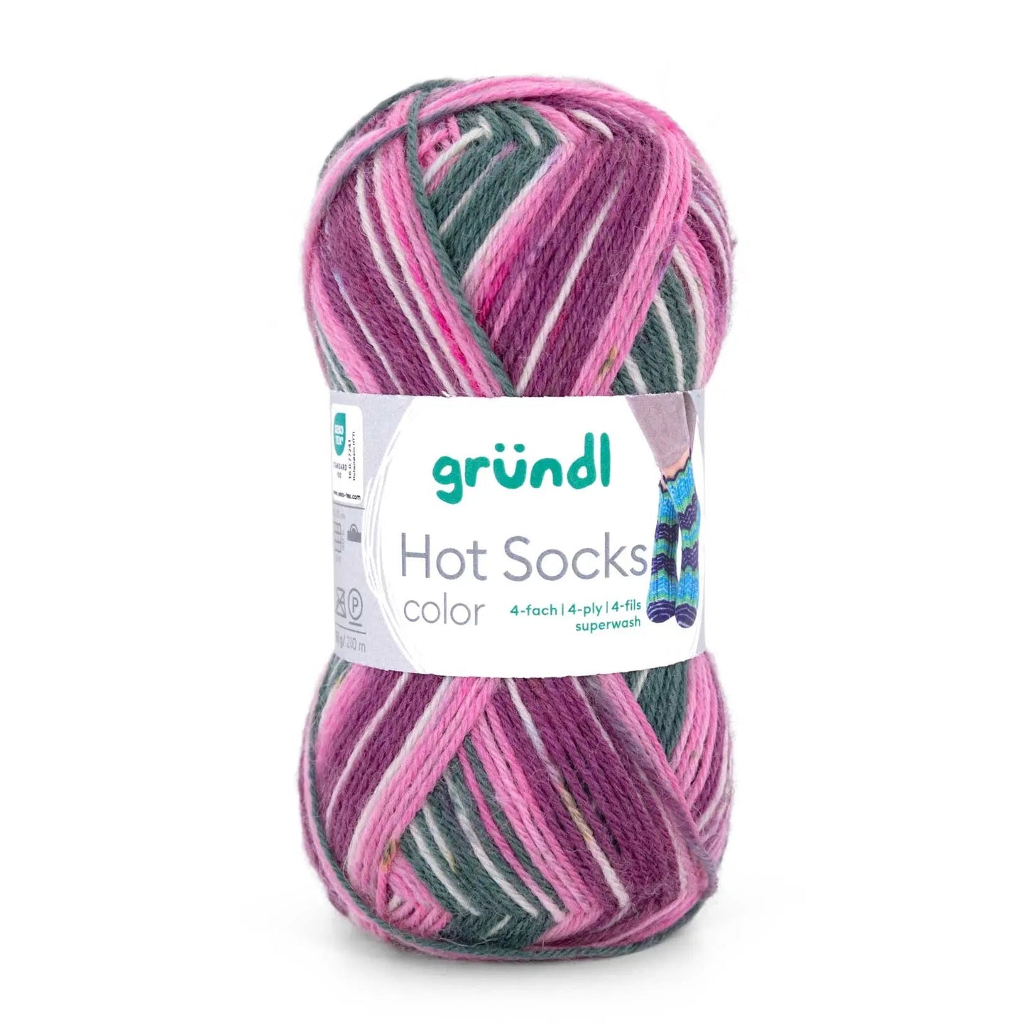 Gründl Sockenwolle, Hot Socks color Gründl