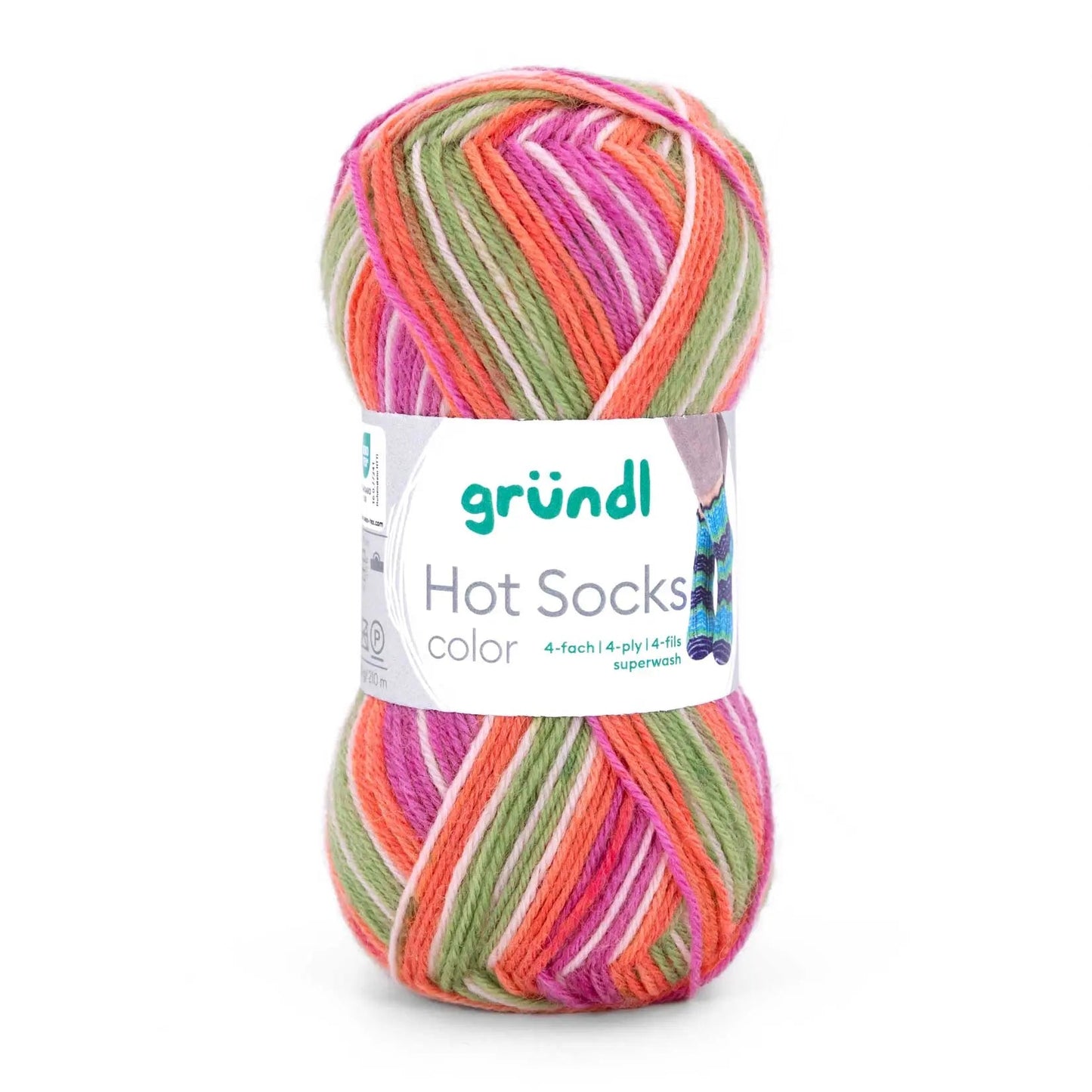 Gründl Sockenwolle, Hot Socks color Gründl