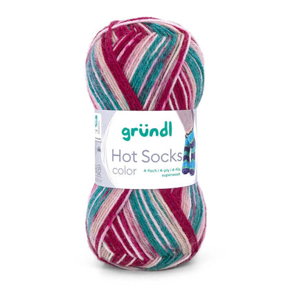 Gründl Sockenwolle, Hot Socks color Gründl