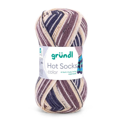 Gründl Sockenwolle, Hot Socks color Gründl