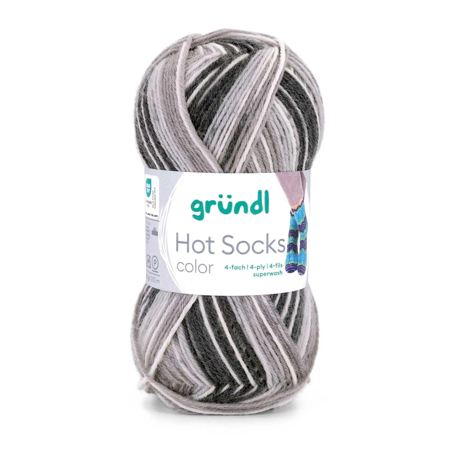 Gründl Sockenwolle, Hot Socks color Gründl