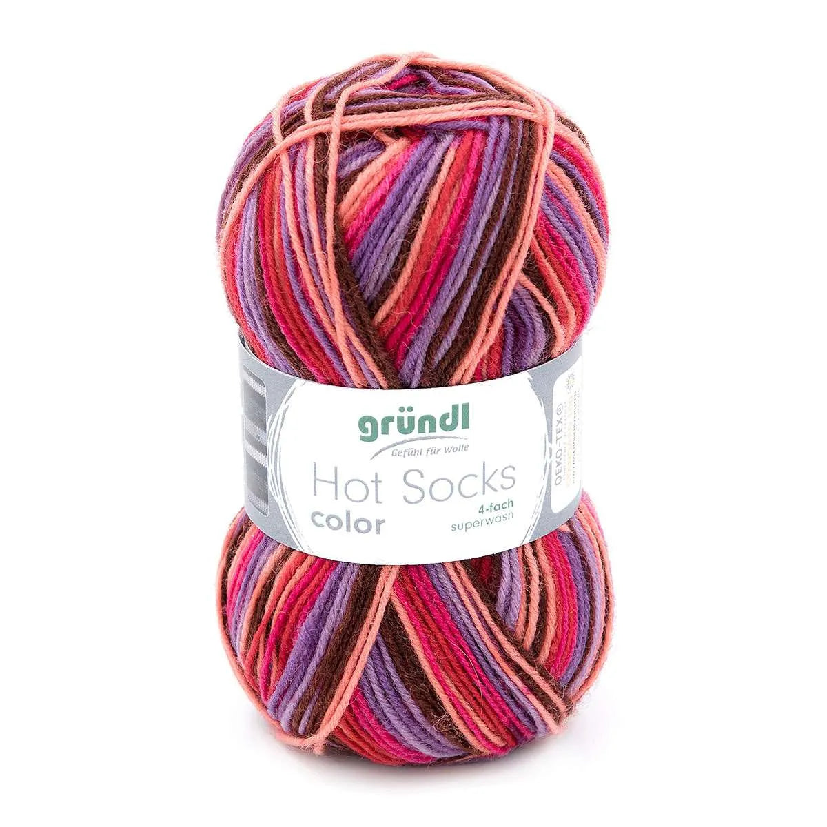 Gründl Sockenwolle, Hot Socks color Gründl