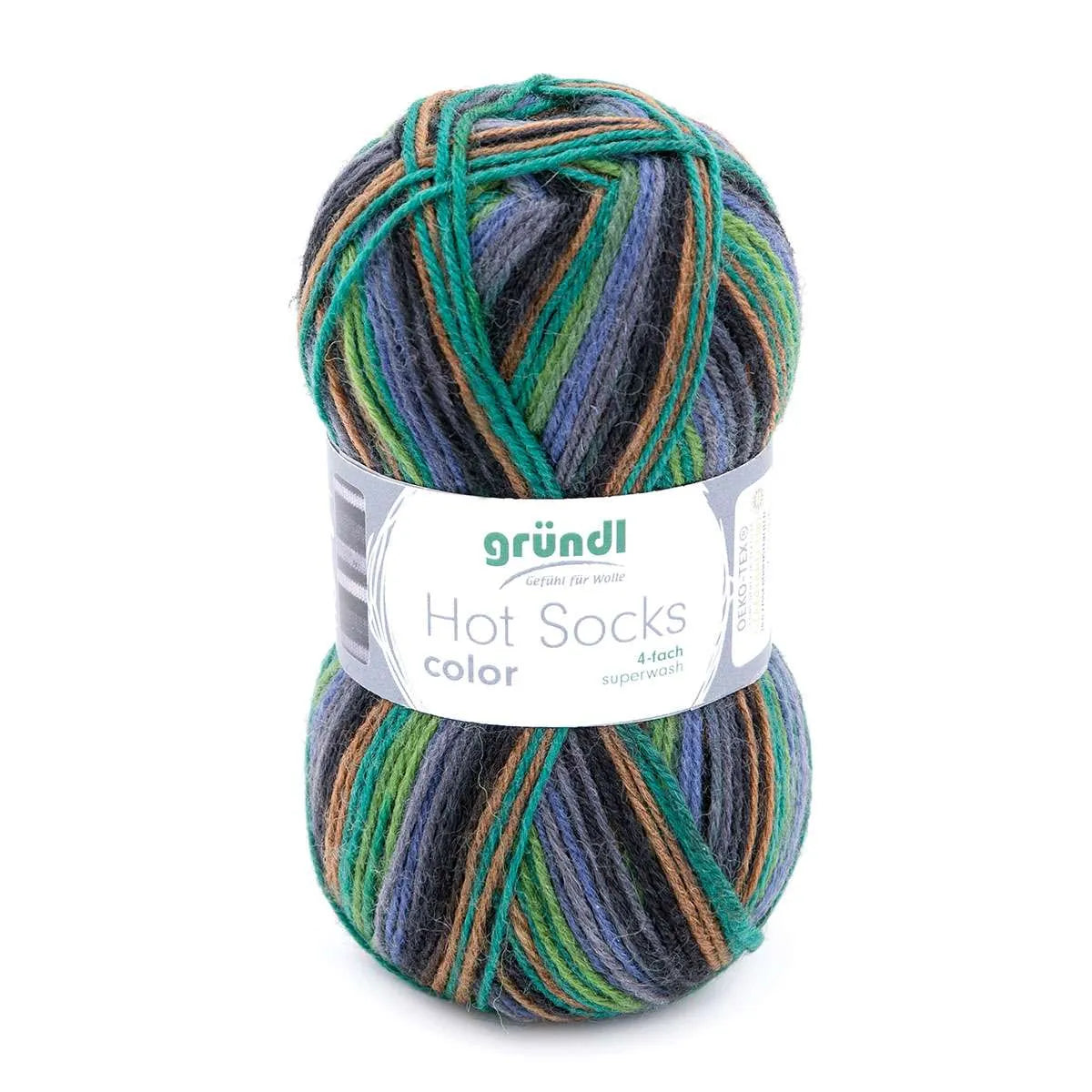 Gründl Sockenwolle, Hot Socks color Gründl