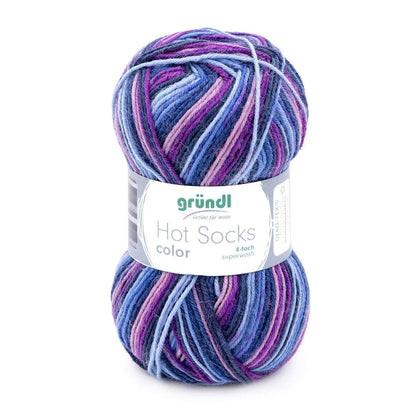 Gründl Sockenwolle, Hot Socks color Gründl