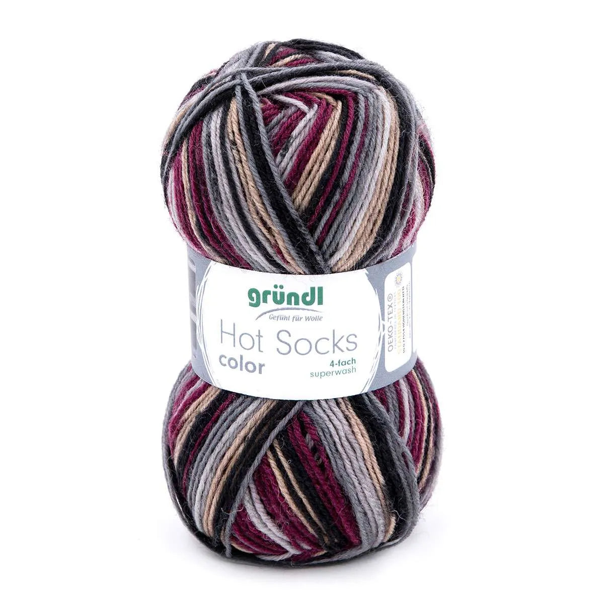Gründl Sockenwolle, Hot Socks color Gründl