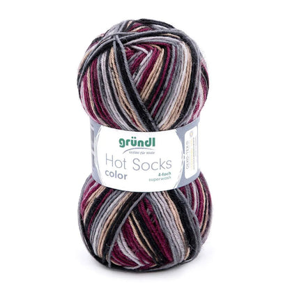 Gründl Sockenwolle, Hot Socks color Gründl