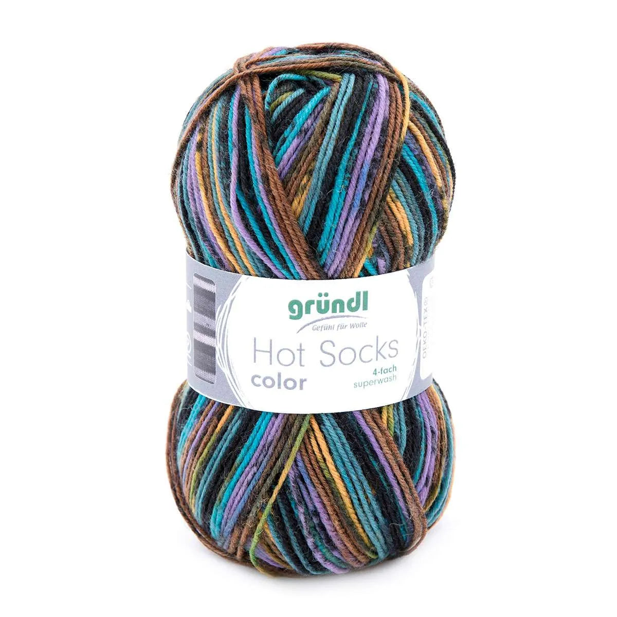 Gründl Sockenwolle, Hot Socks color Gründl