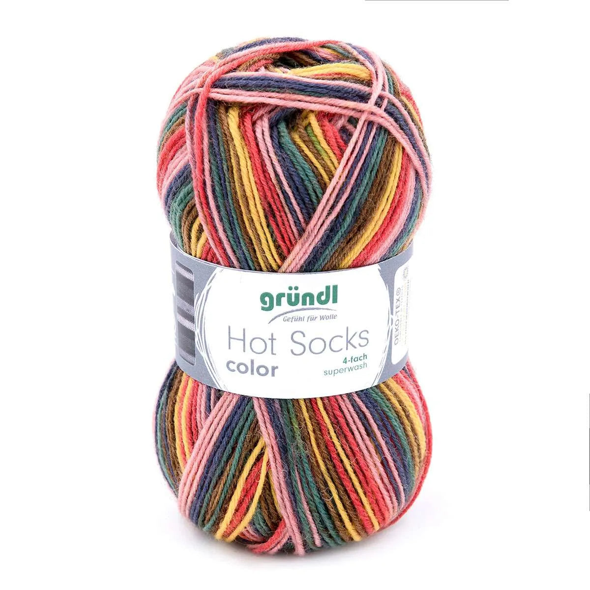 Gründl Sockenwolle, Hot Socks color Gründl