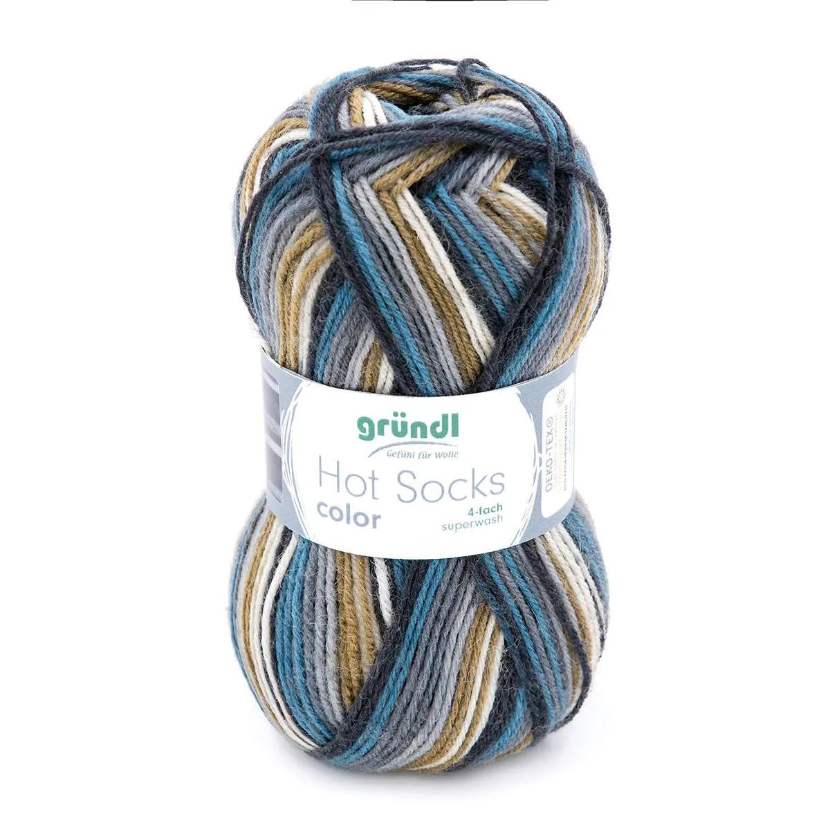 Gründl Sockenwolle, Hot Socks color Gründl