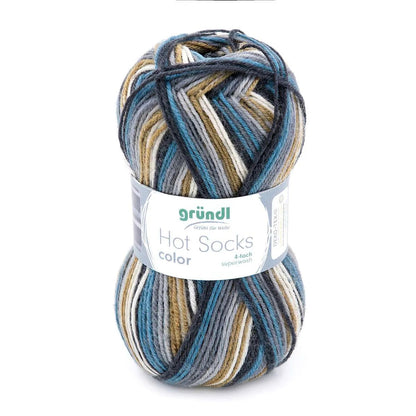Gründl Sockenwolle, Hot Socks color Gründl