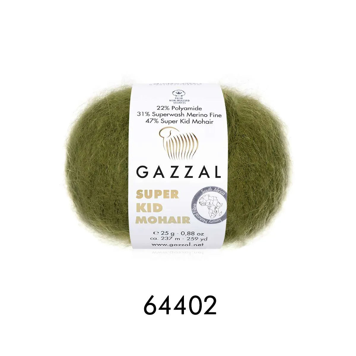 Gazzal Super Kid Mohair Mohairwolle Gazzal