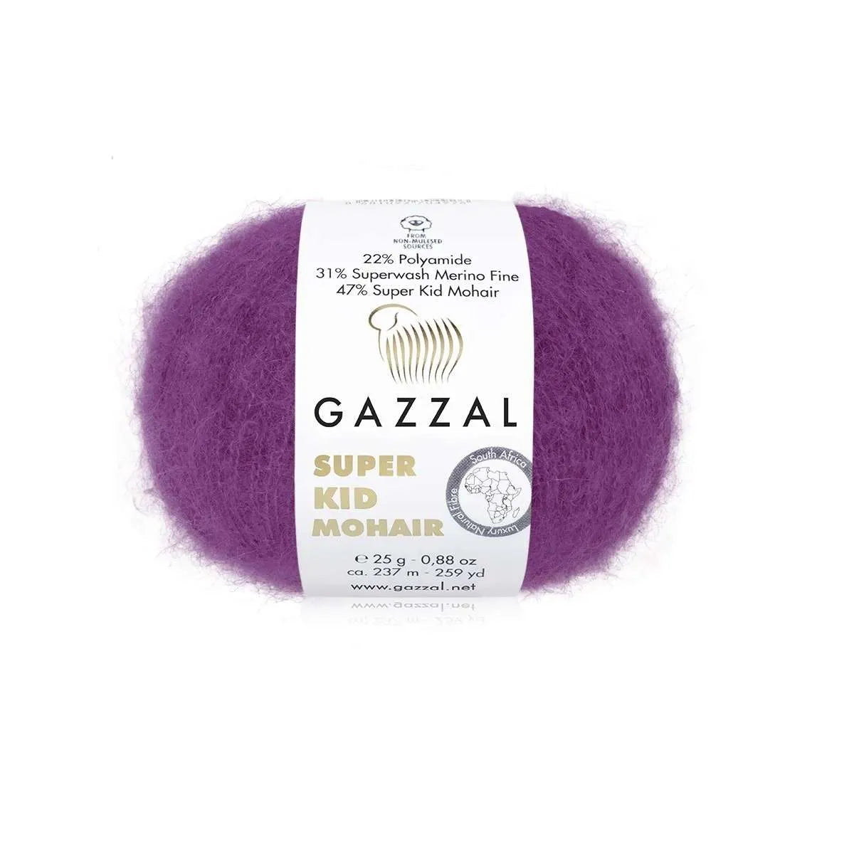 Gazzal Super Kid Mohair Mohairwolle Gazzal