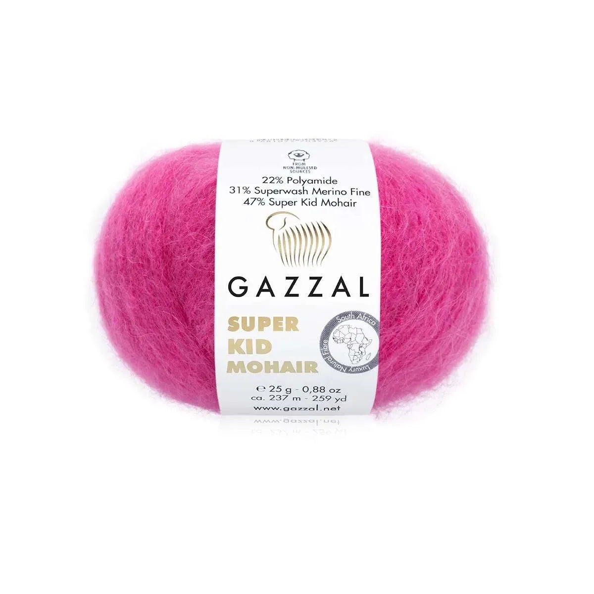 Gazzal Super Kid Mohair Mohairwolle Gazzal
