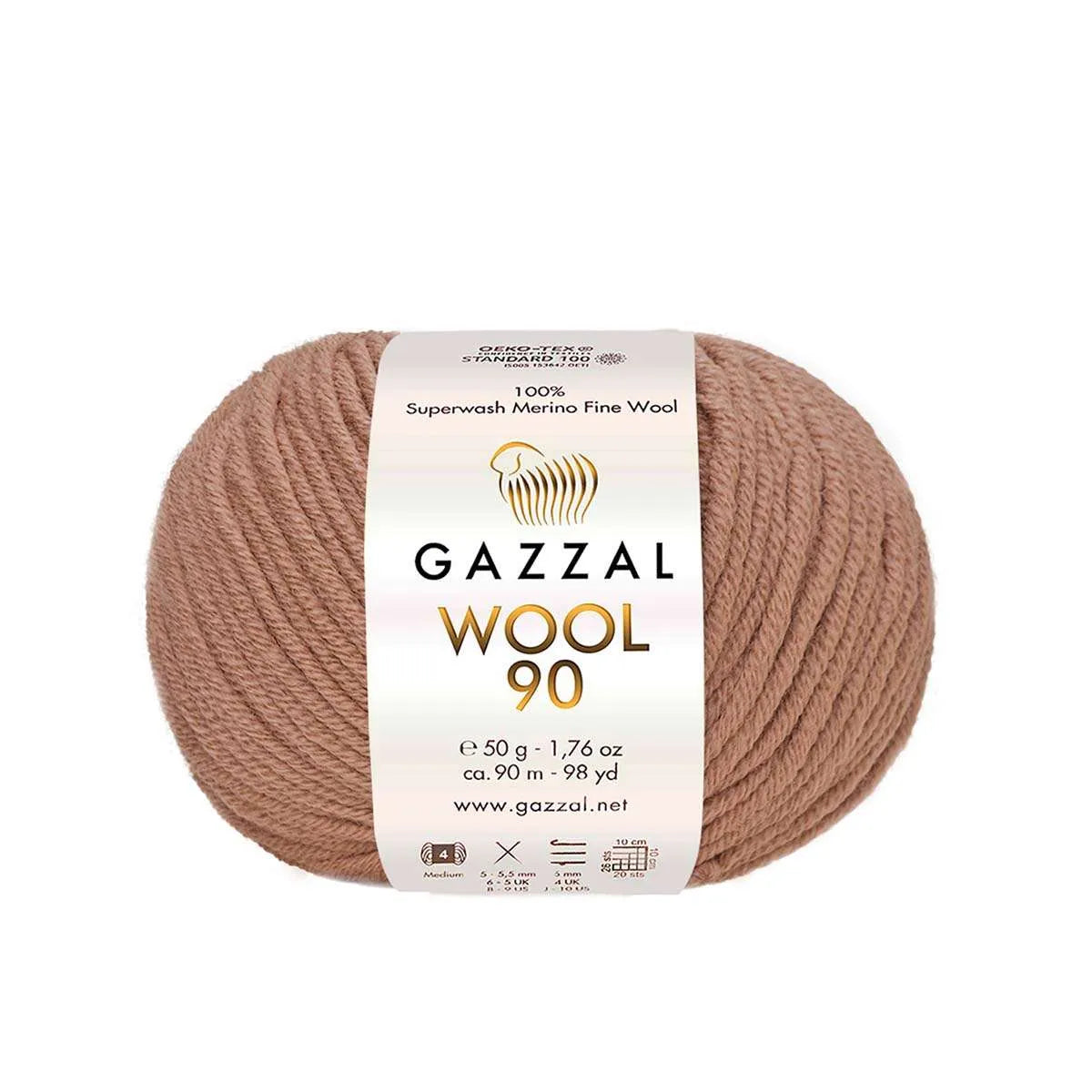 Gazzal Wool 90 Merinowolle Gazzal