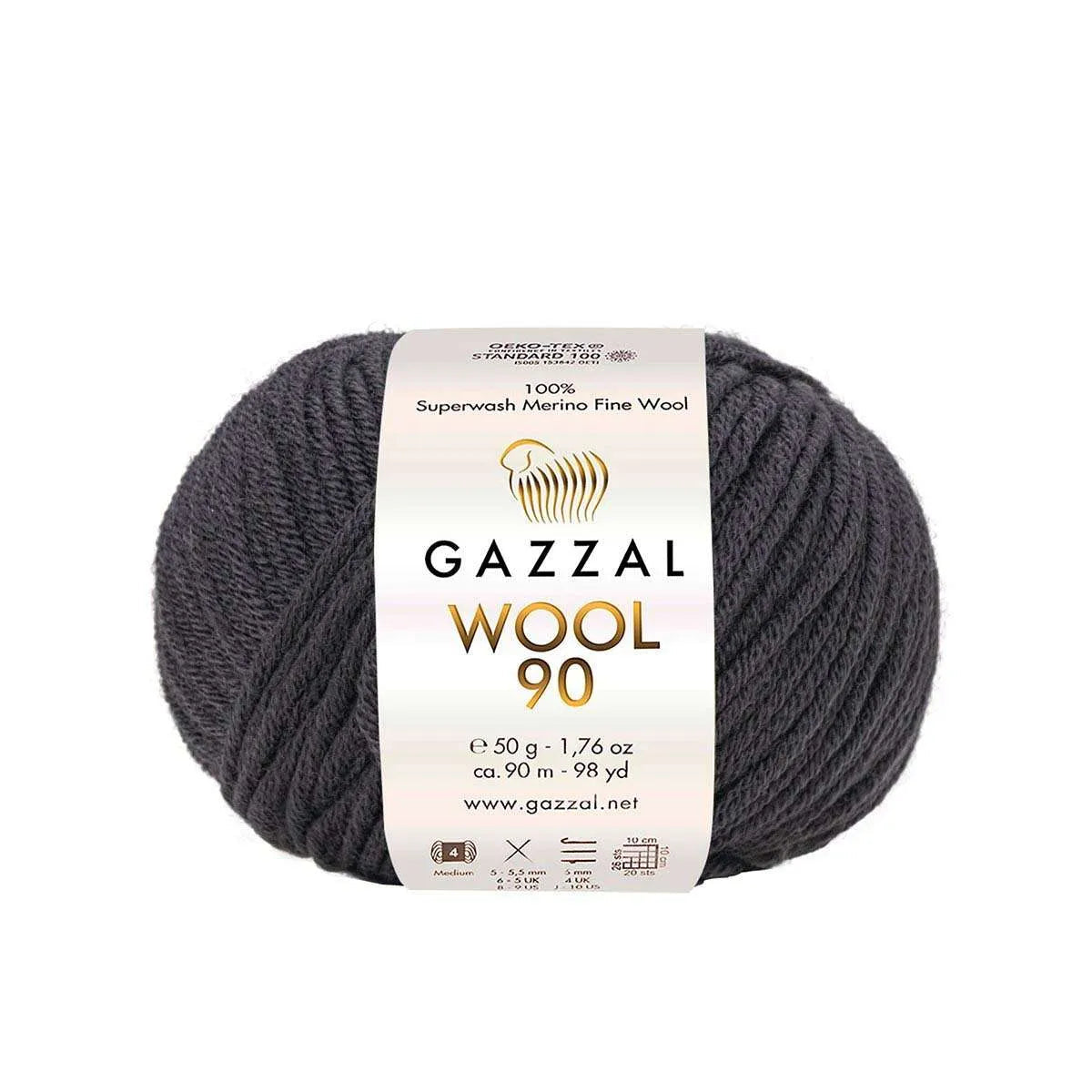 Gazzal Wool 90 Merinowolle Gazzal
