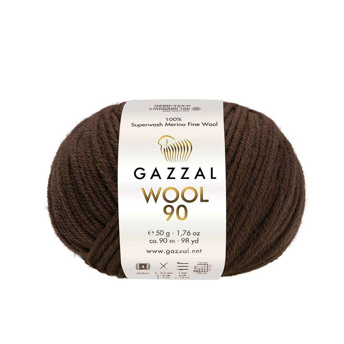 Gazzal Wool 90 Merinowolle Gazzal