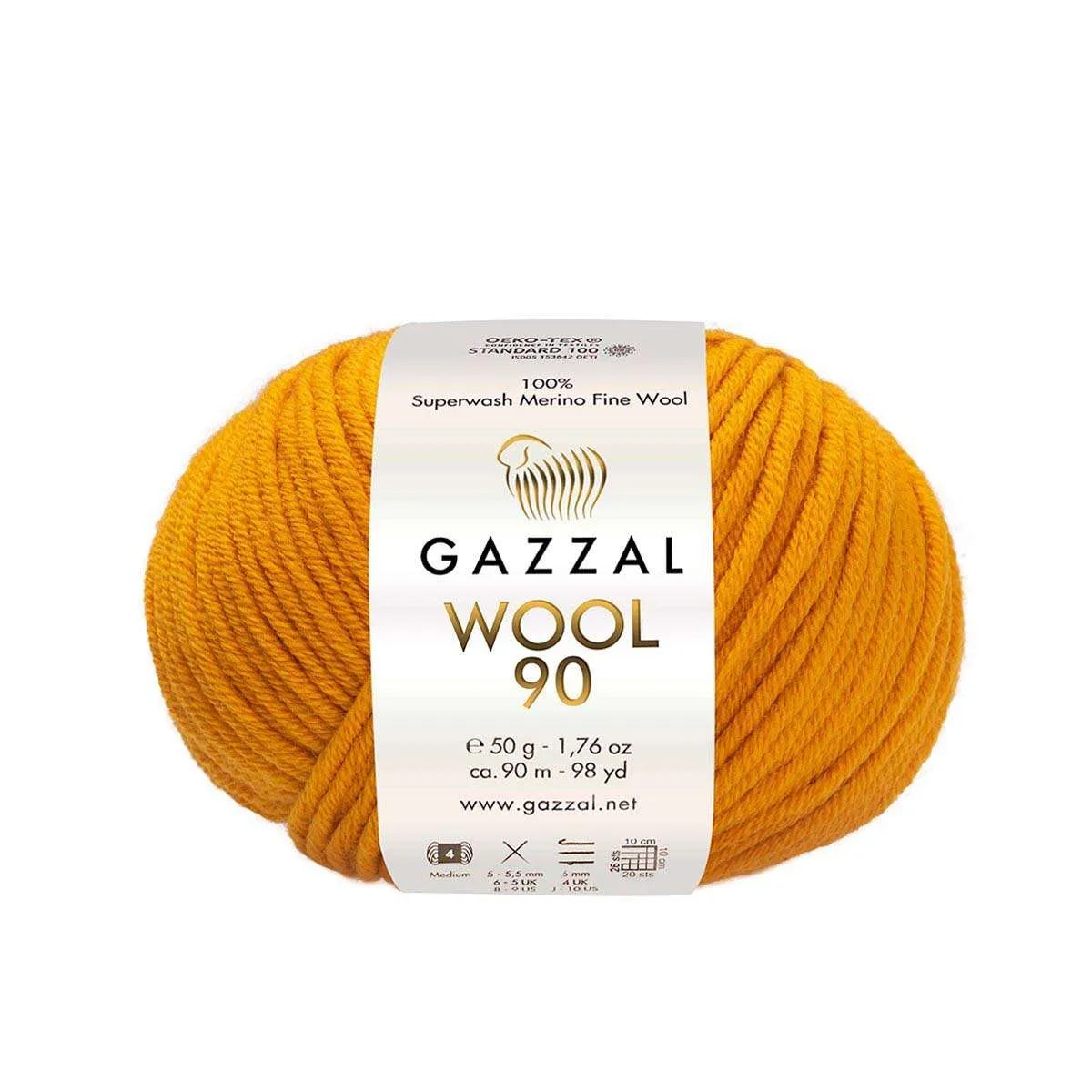 Gazzal Wool 90 Merinowolle Gazzal