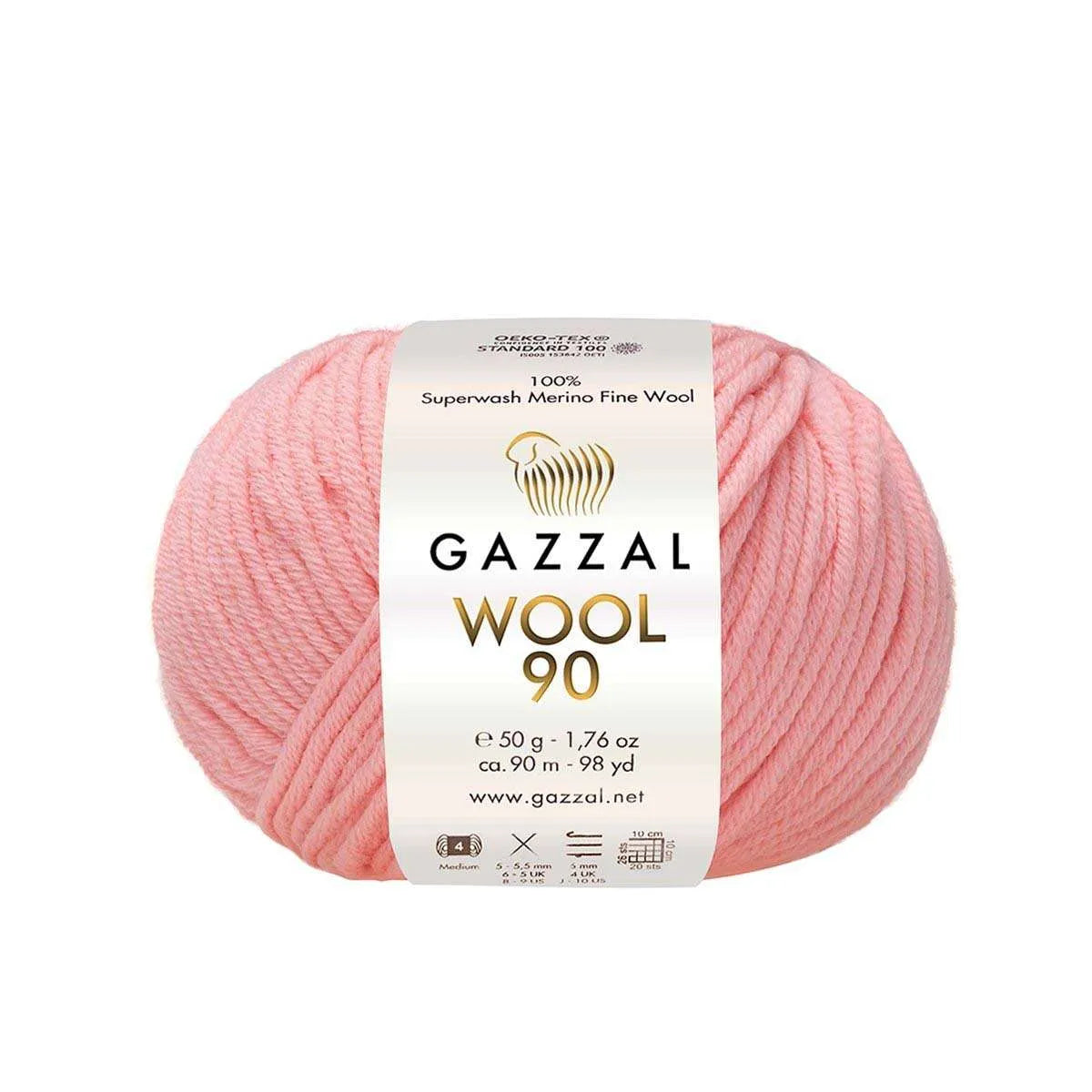 Gazzal Wool 90 Merinowolle Gazzal