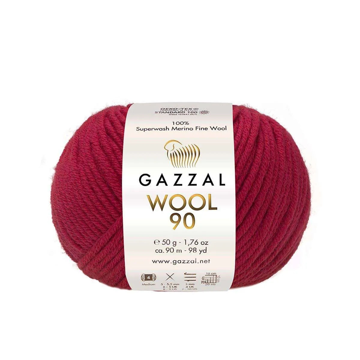 Gazzal Wool 90 Merinowolle Gazzal