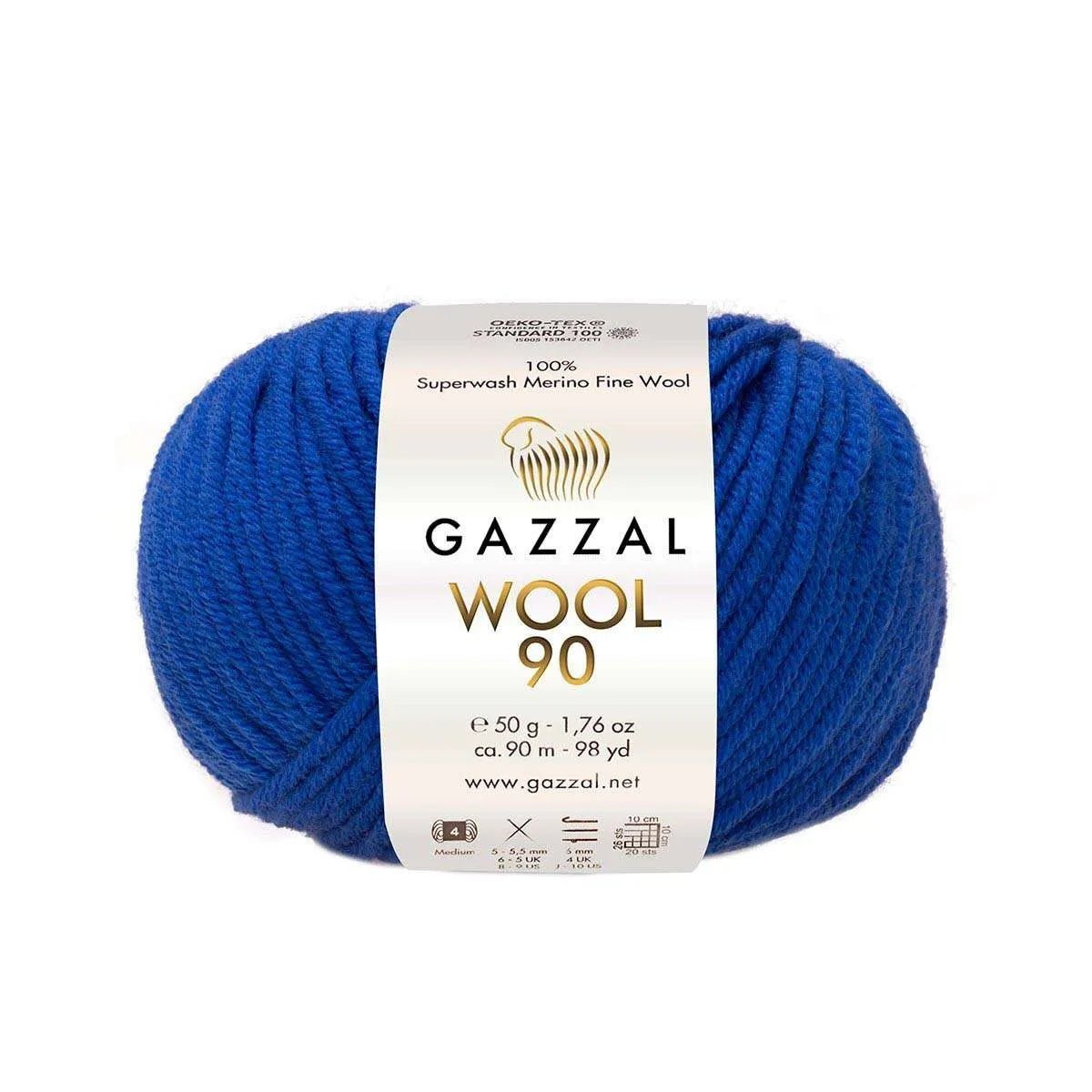 Gazzal Wool 90 Merinowolle Gazzal