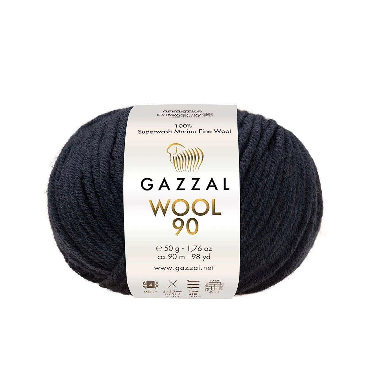 Gazzal Wool 90 Merinowolle Gazzal