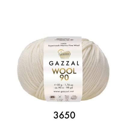Gazzal Wool 90 Merinowolle Gazzal