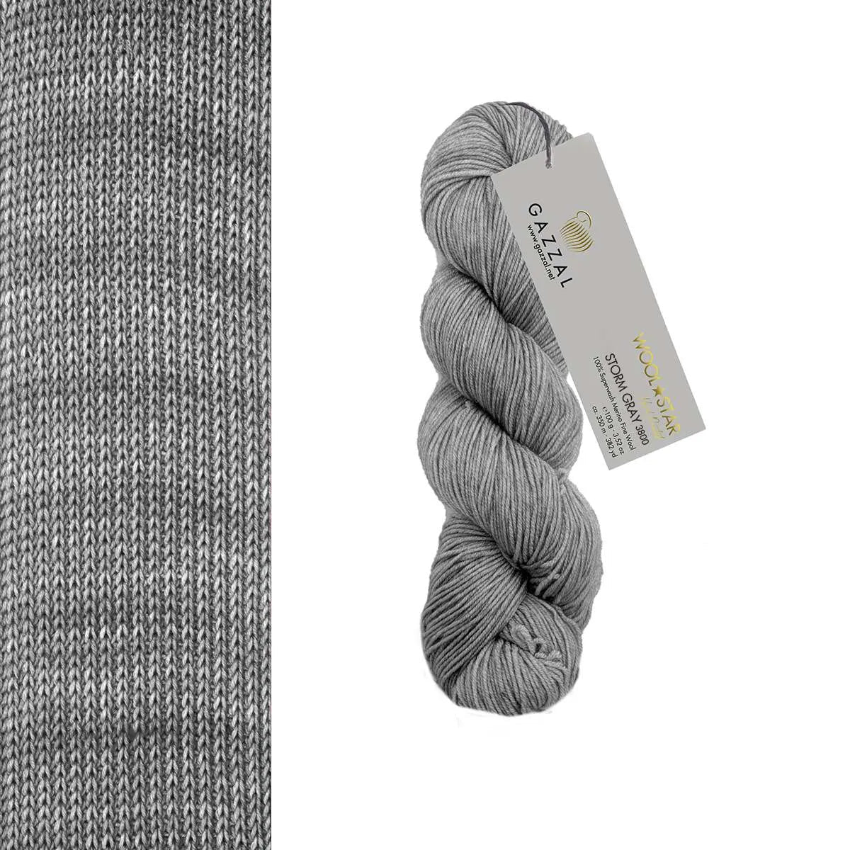 Gazzal Wool Star Handgefärbte Merinowolle Gazzal
