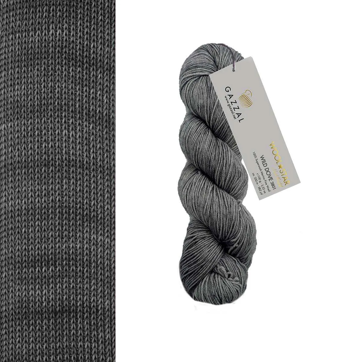 Gazzal Wool Star Handgefärbte Merinowolle Gazzal