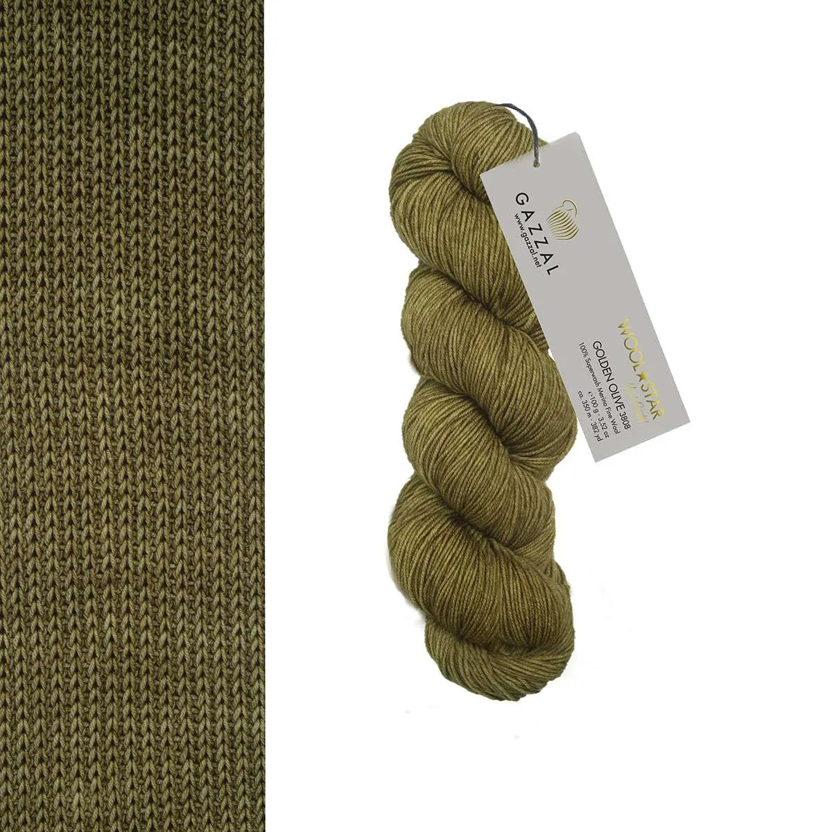 Gazzal Wool Star Handgefärbte Merinowolle Gazzal