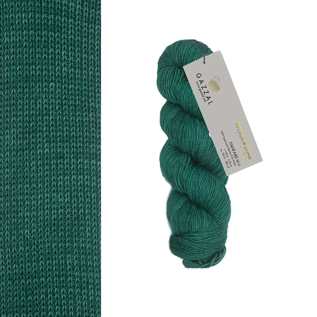 Gazzal Wool Star Handgefärbte Merinowolle Gazzal