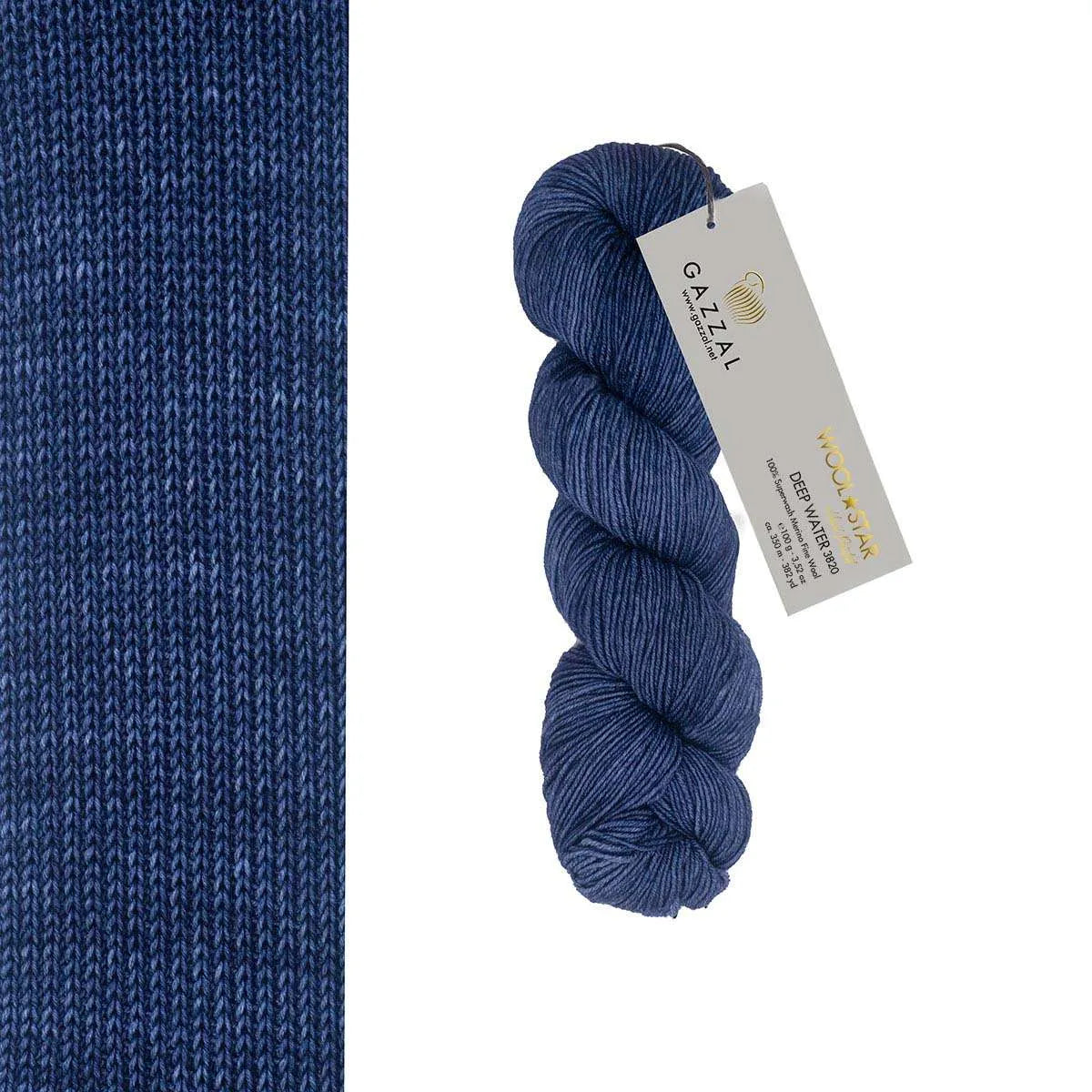 Gazzal Wool Star Handgefärbte Merinowolle Gazzal
