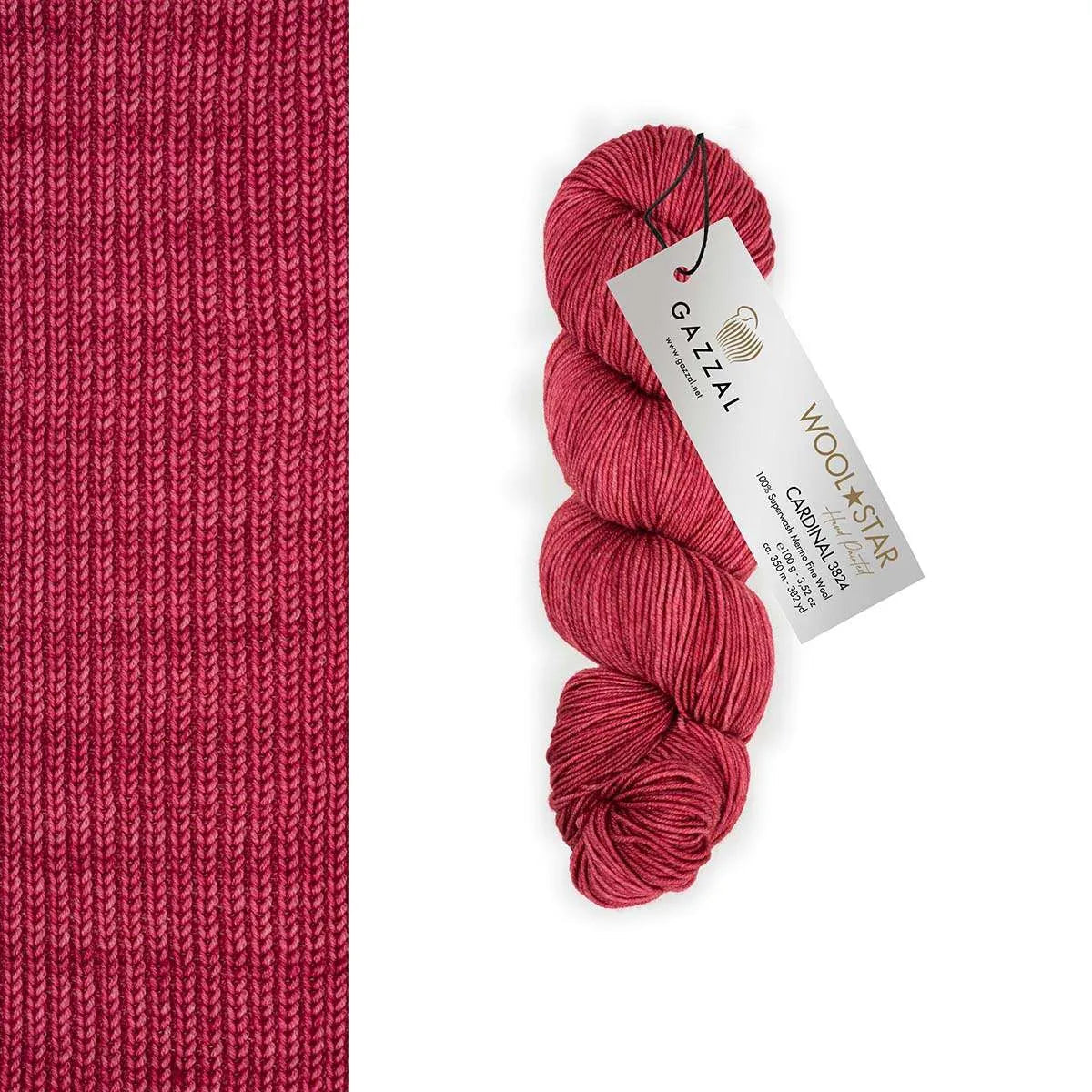 Gazzal Wool Star Handgefärbte Merinowolle Gazzal