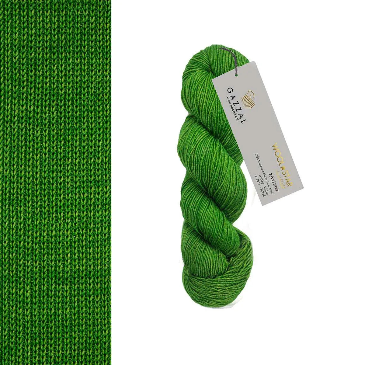 Gazzal Wool Star Handgefärbte Merinowolle Gazzal