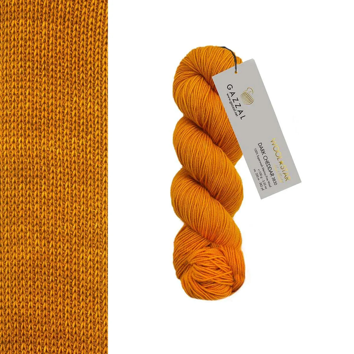 Gazzal Wool Star Handgefärbte Merinowolle Gazzal