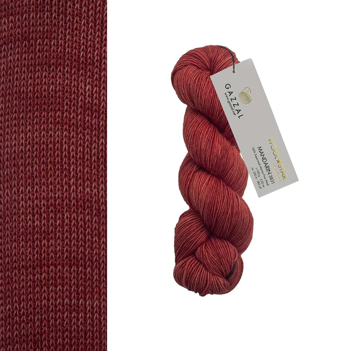 Gazzal Wool Star Handgefärbte Merinowolle Gazzal