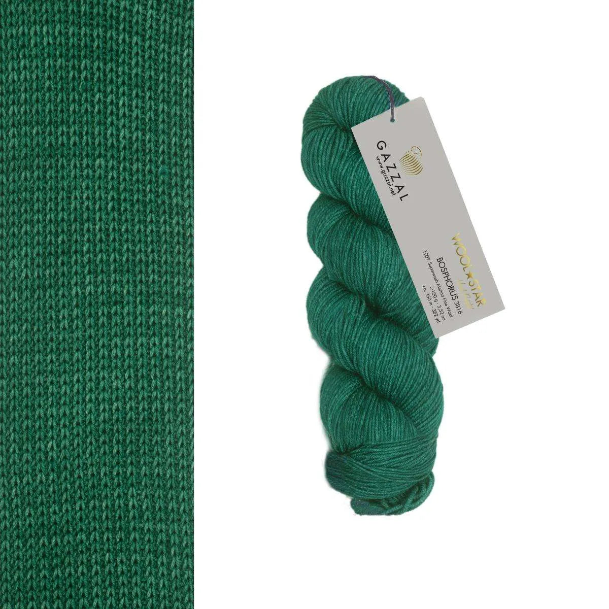 Gazzal Wool Star Handgefärbte Merinowolle Gazzal