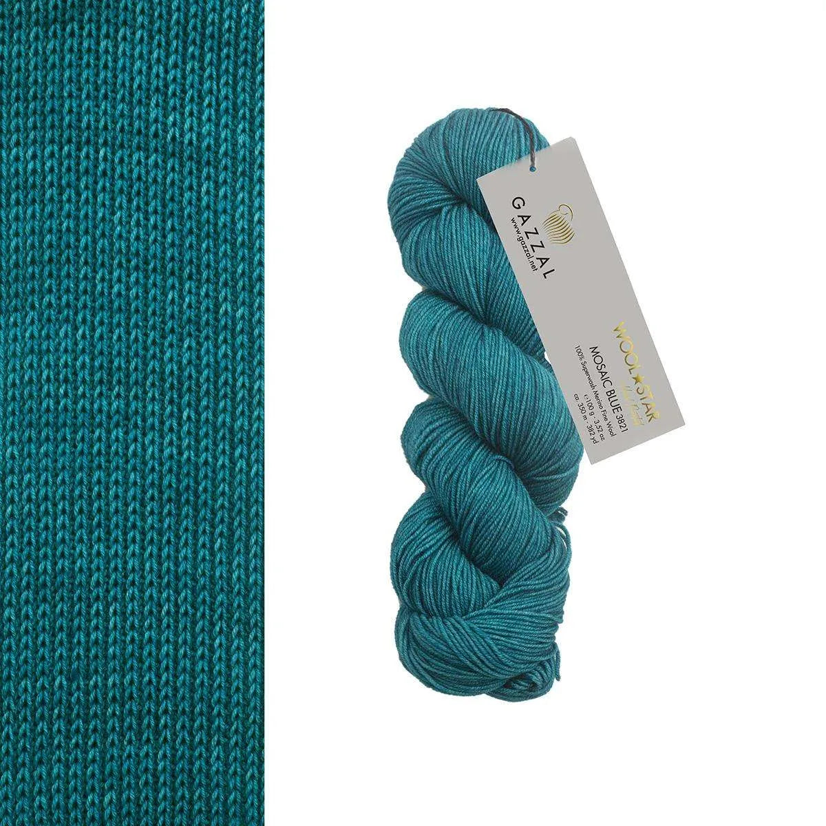 Gazzal Wool Star Handgefärbte Merinowolle Gazzal