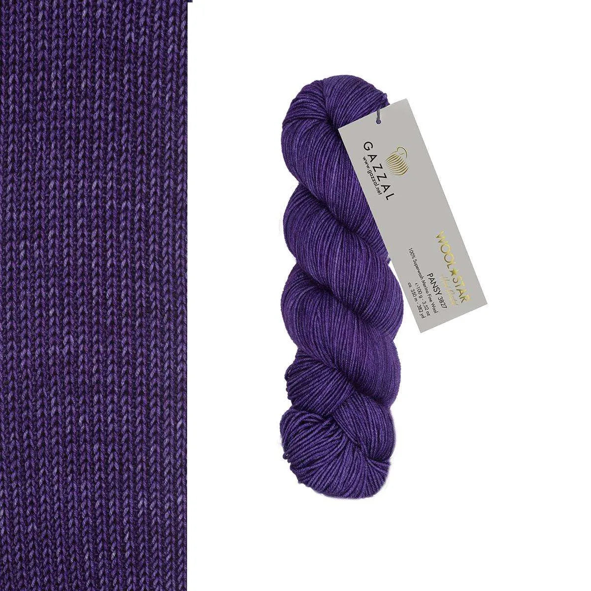 Gazzal Wool Star Handgefärbte Merinowolle Gazzal