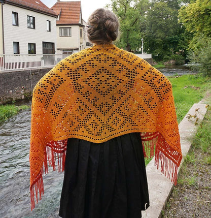 Darova filet crochet shawl Andrea Cretu 2023 09