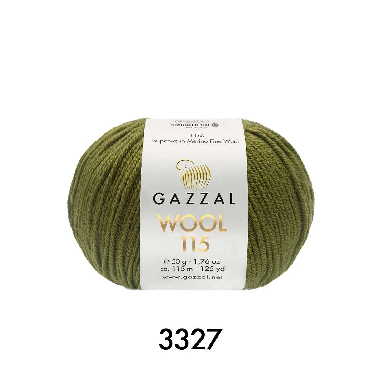 Gazzal Merinowolle, Wool 115 Gazzal