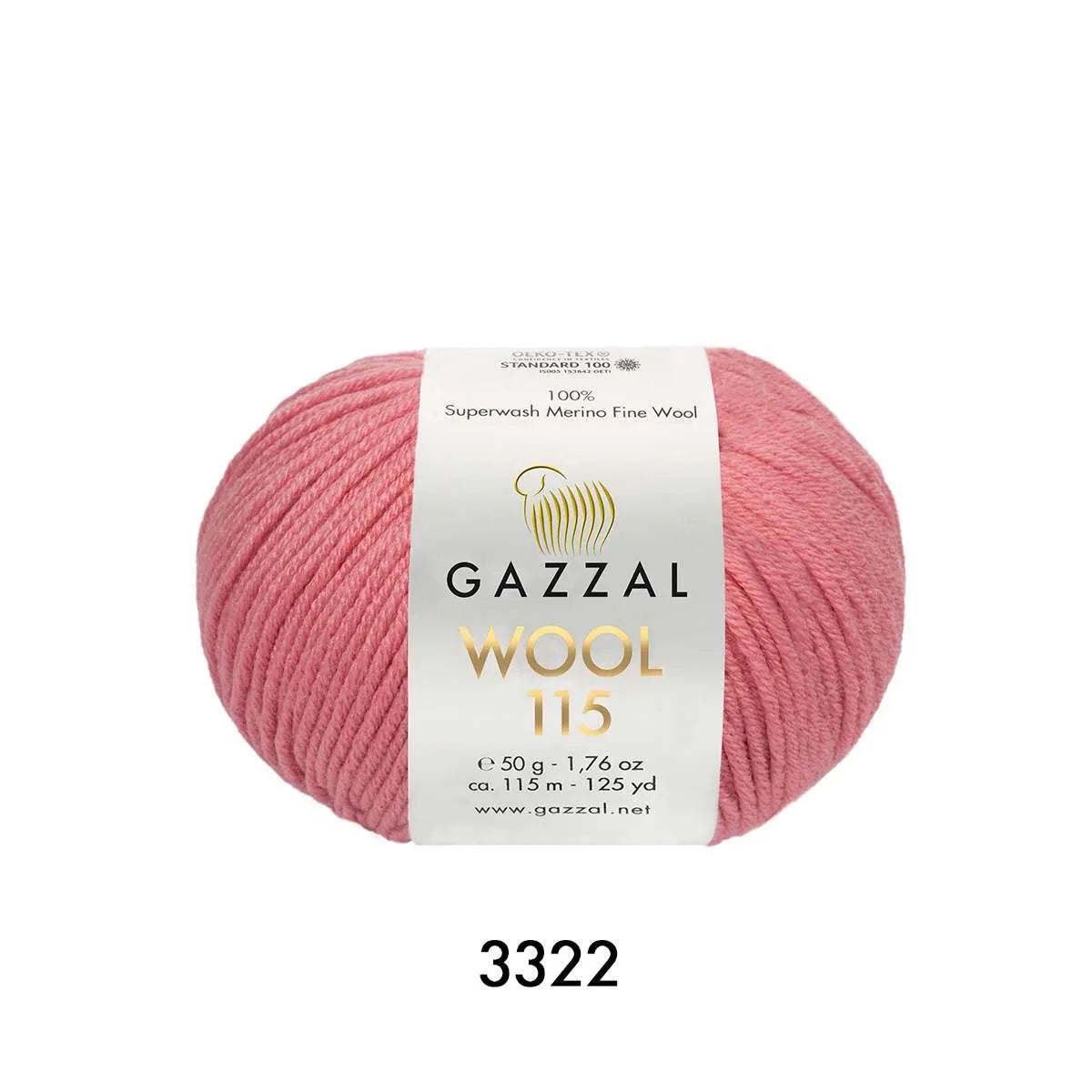 Gazzal Merinowolle, Wool 115 Gazzal