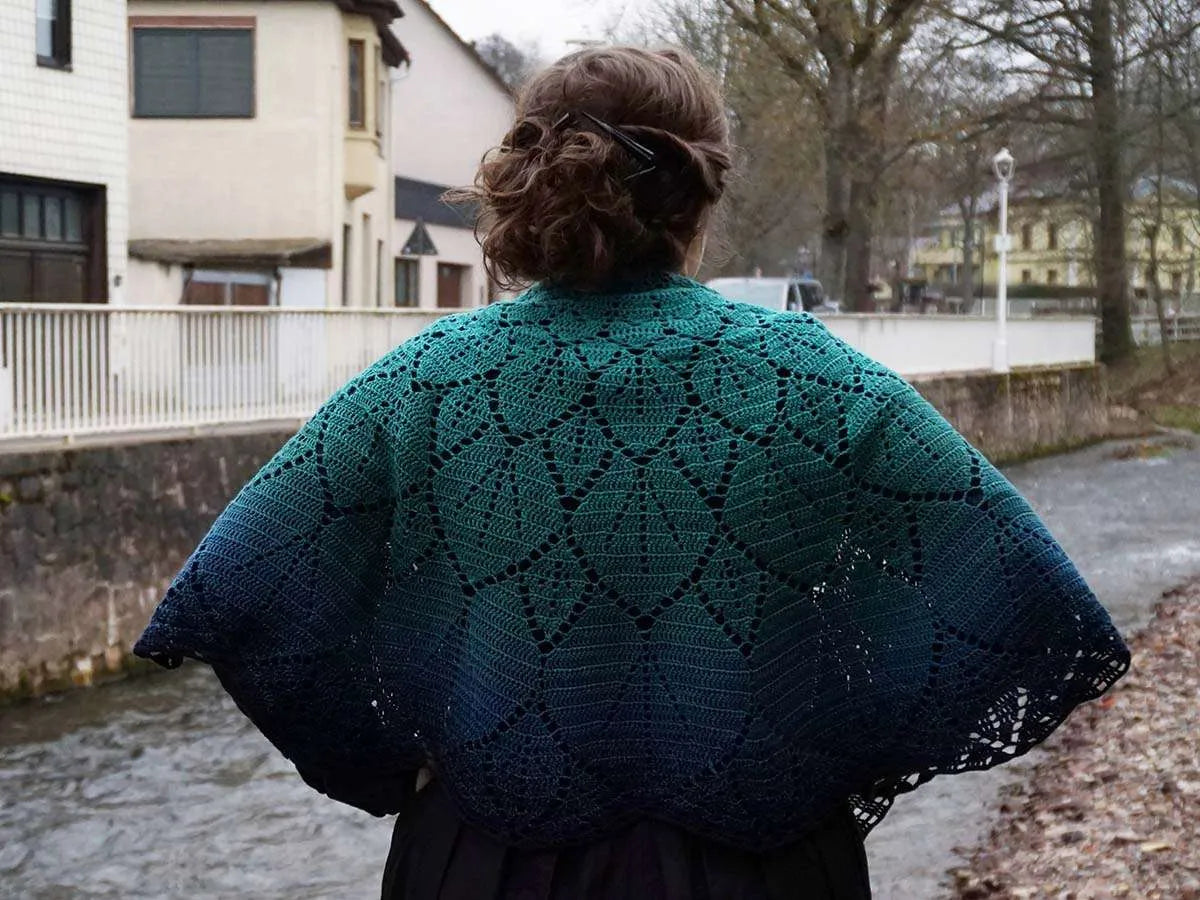 Sempervivum shawl 3