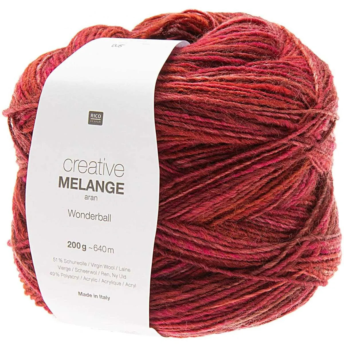 Rico Design Creative Melange Aran Wonderball 200g Rico Design