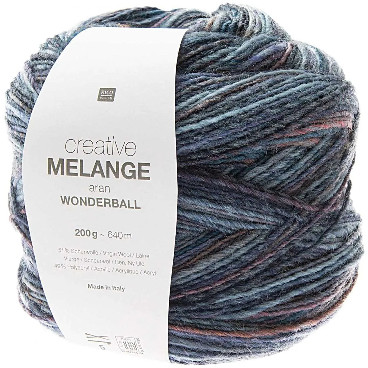 Rico Design Creative Melange Aran Wonderball 200g Rico Design